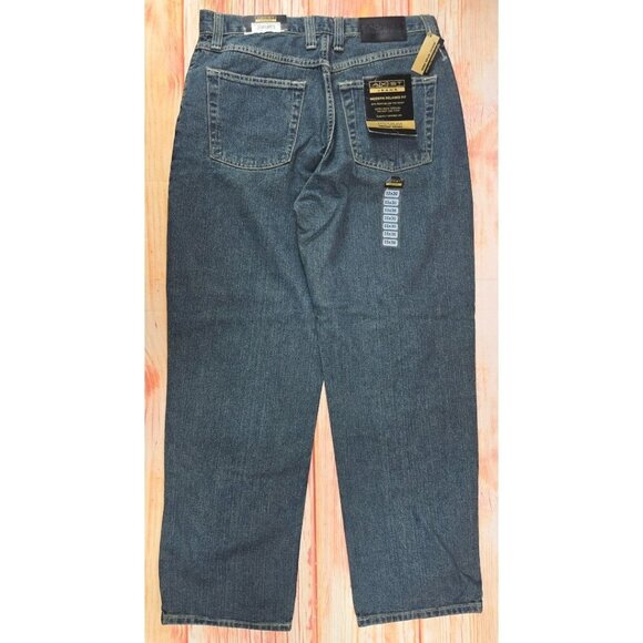 Axist Mens Modern Relaxed Fit Jeans 33x30 Premium Vintage Slightly Tapered Leg - Picture 2 of 10